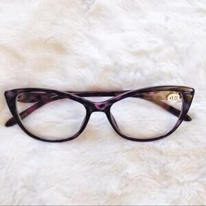 Bailey Purple Cat Eye Bi-Focal Reader Glasses